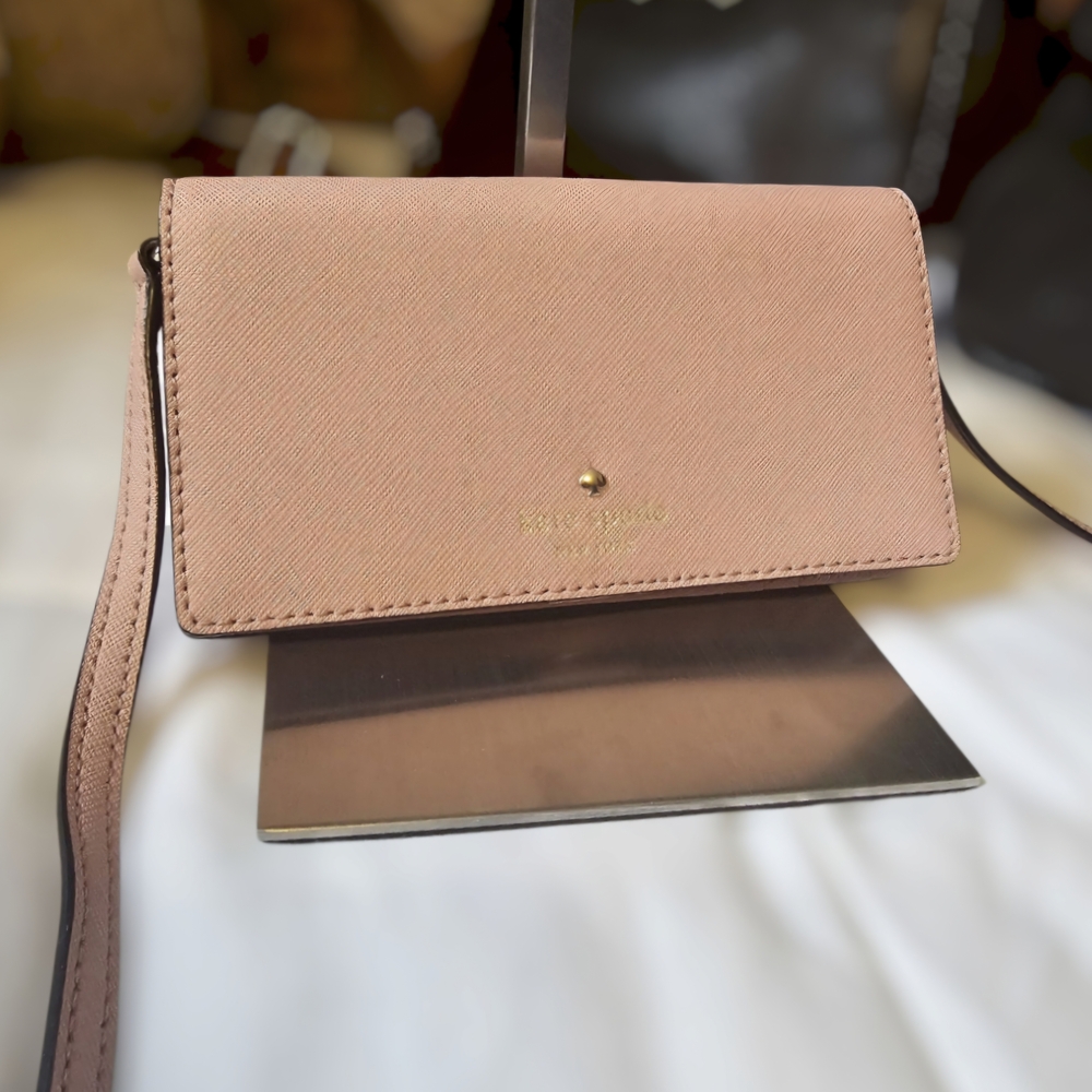 Kate Spade Pink Crossbody Wallet